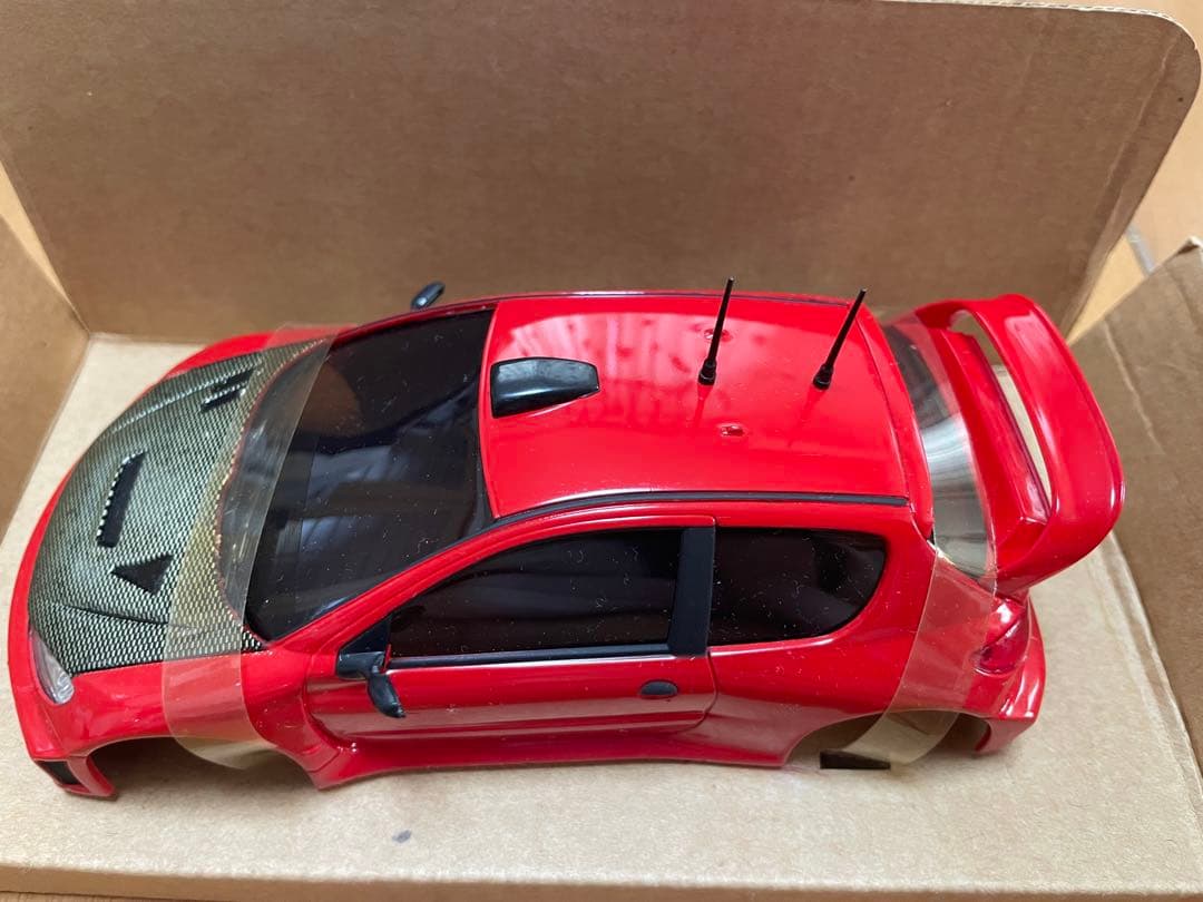 京商　ミニッツレーサー用　ボディ　プジョー206 WRC 未走行
