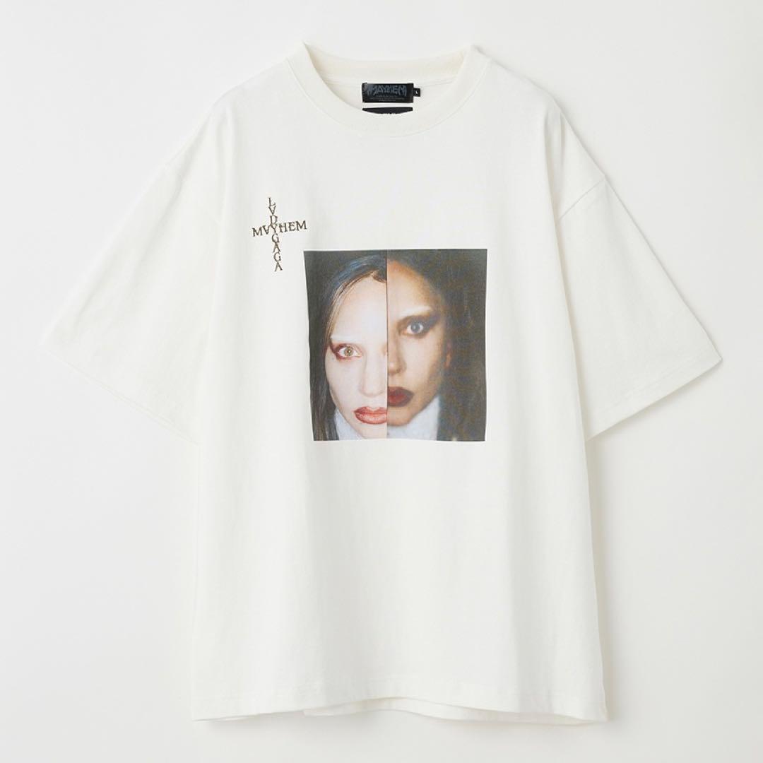 AZUL LADY GAGA ショートスリーブTEE ホワイト M