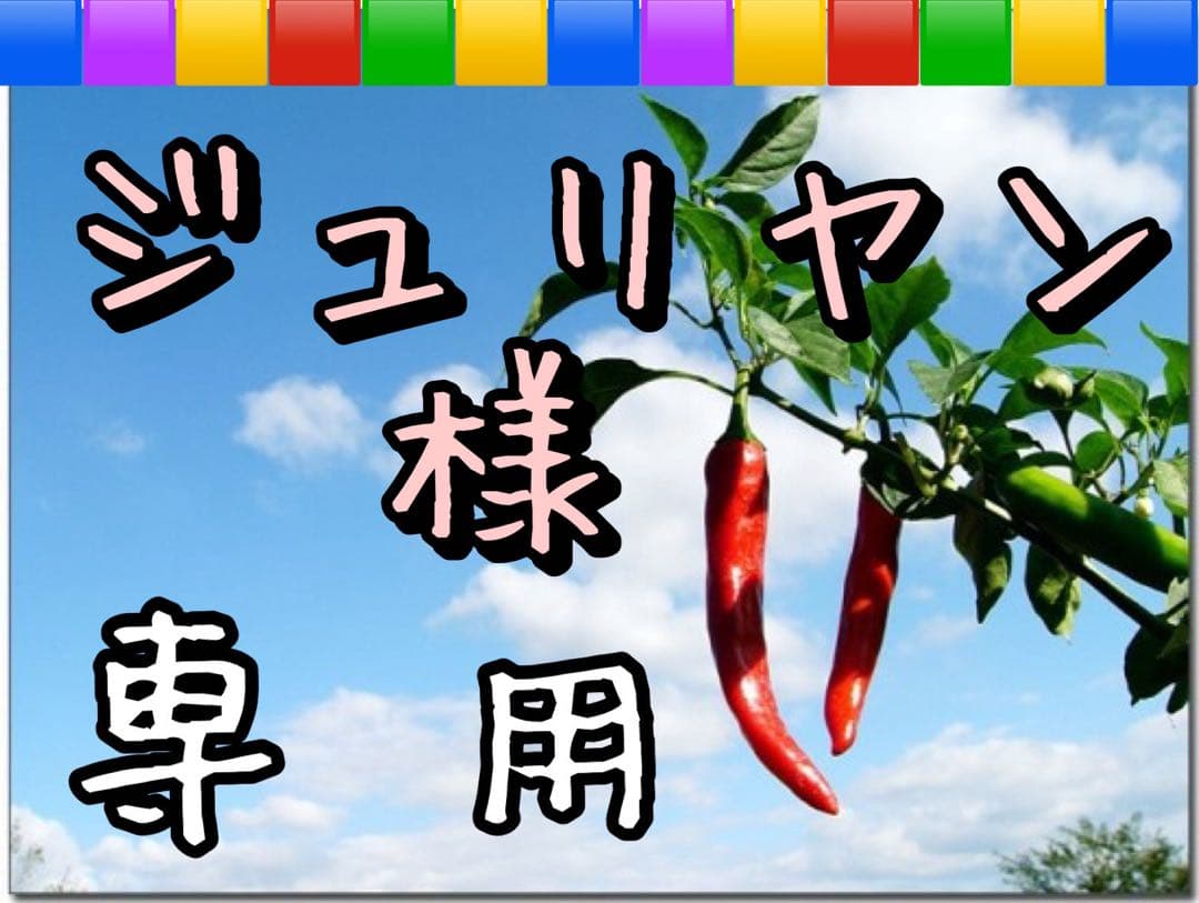 【ジュリヤン 】出品です。