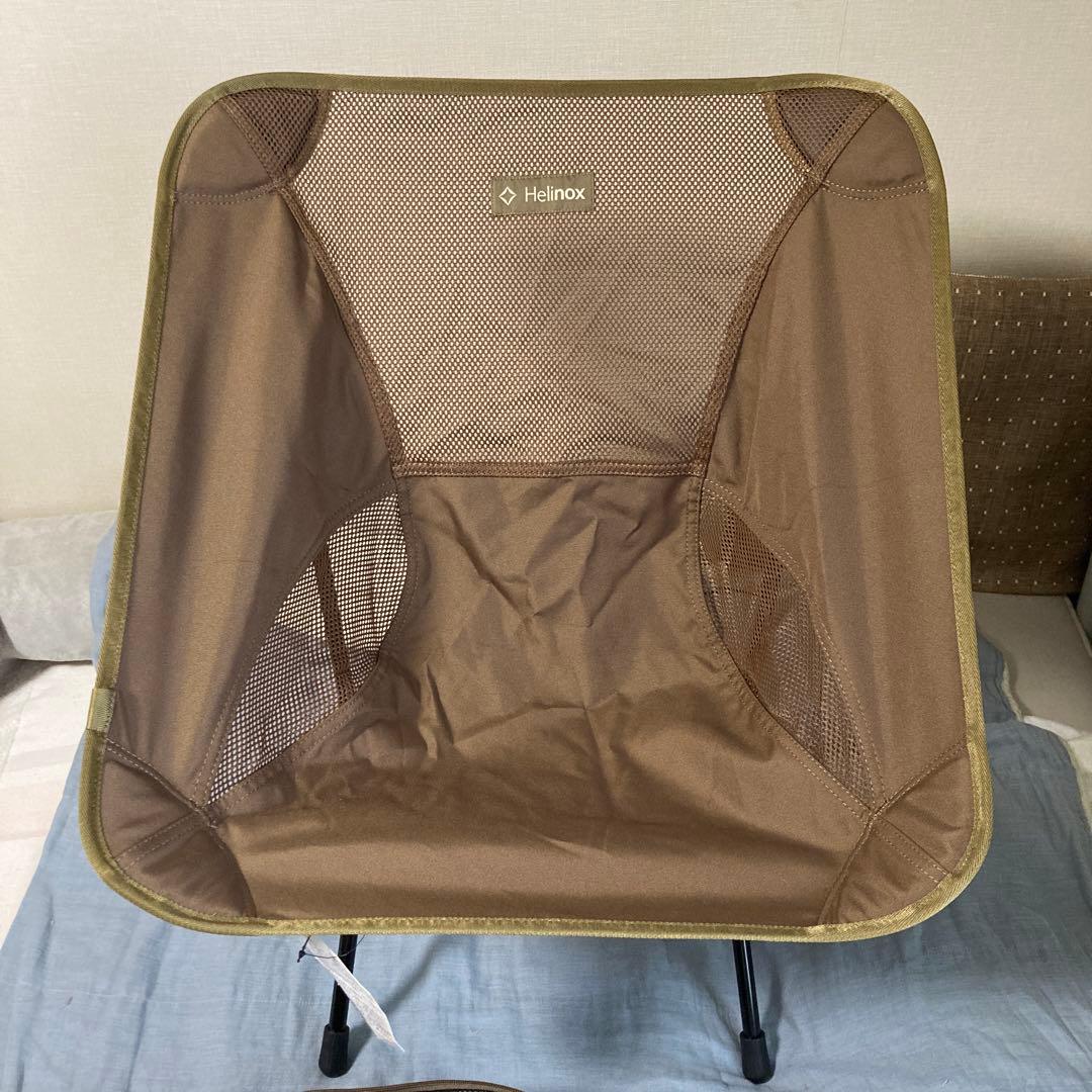 【美品】Helinox 折りたたみアウトドアチェア ブラウン