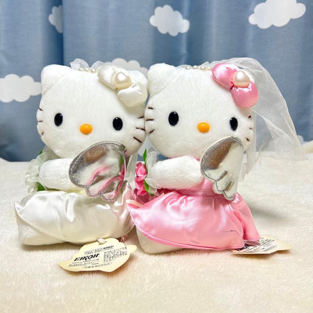 ハローキティ　キティ　エンジェルキティ　ぬいぐるみ　景品　2004 サンリオ