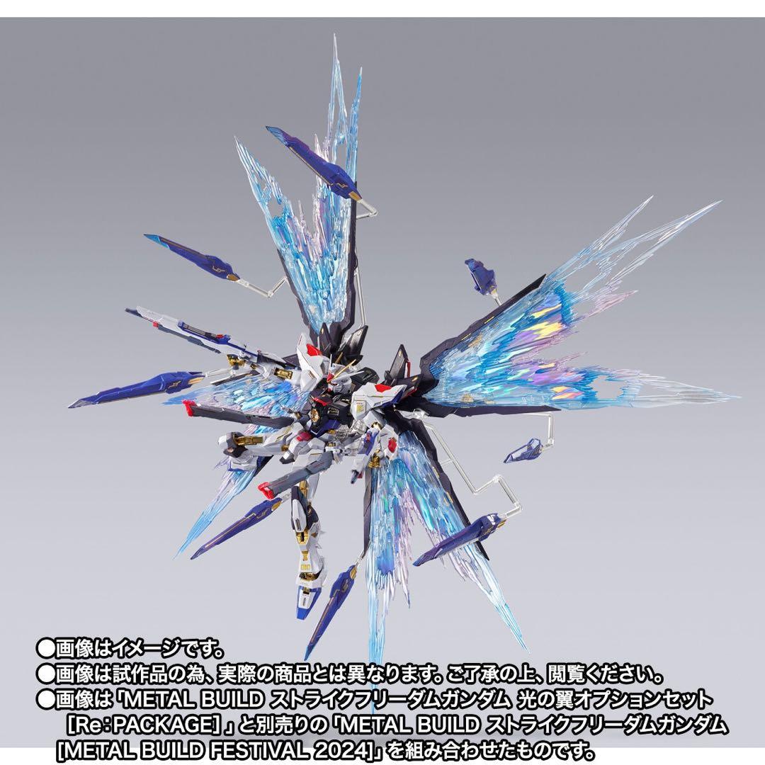 メタルビルドストライクフリーダムガンダム2024×1+光の翼セット×1