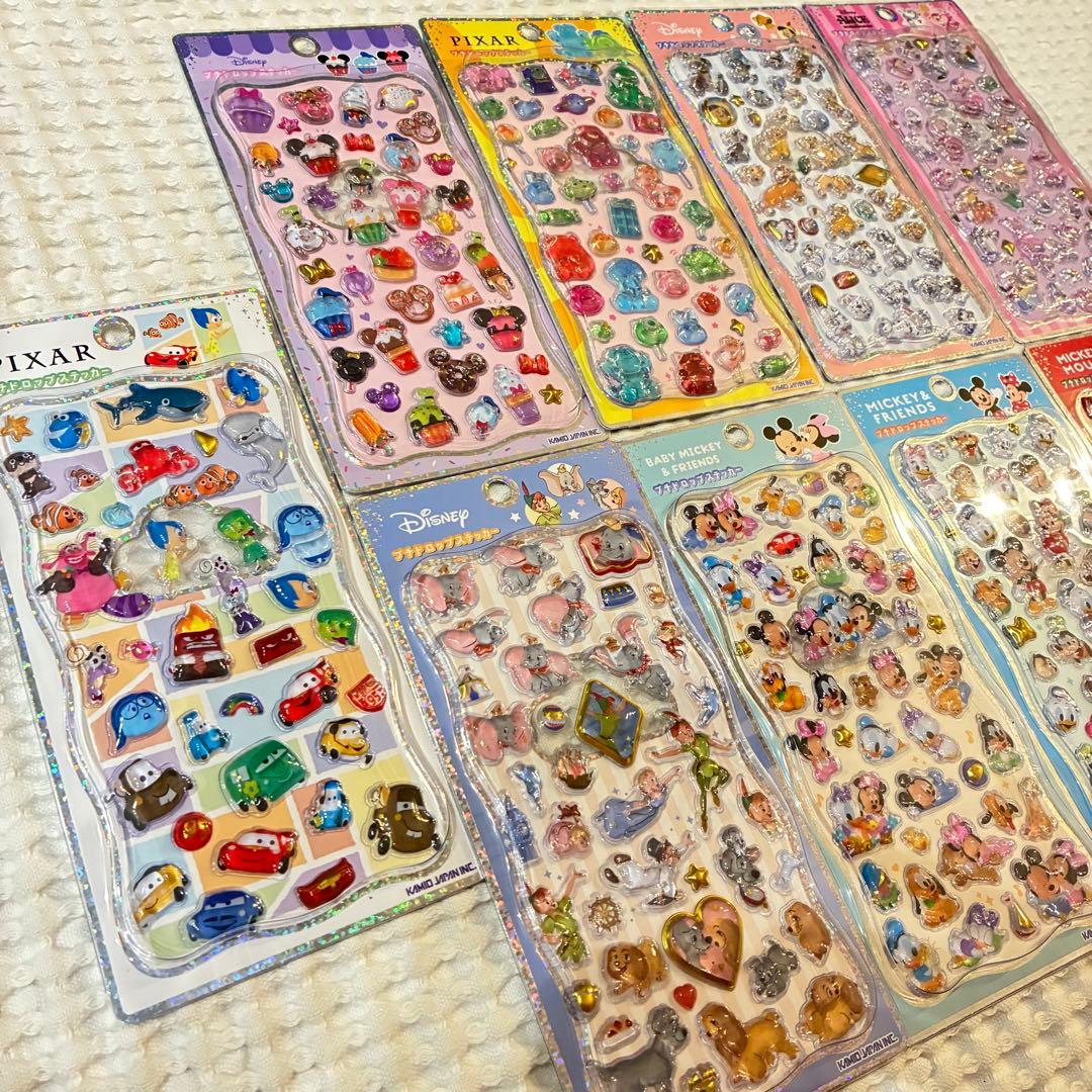 正規品 ディズニー プチドロップシール ピクサー ミッキー ダンボ アリス