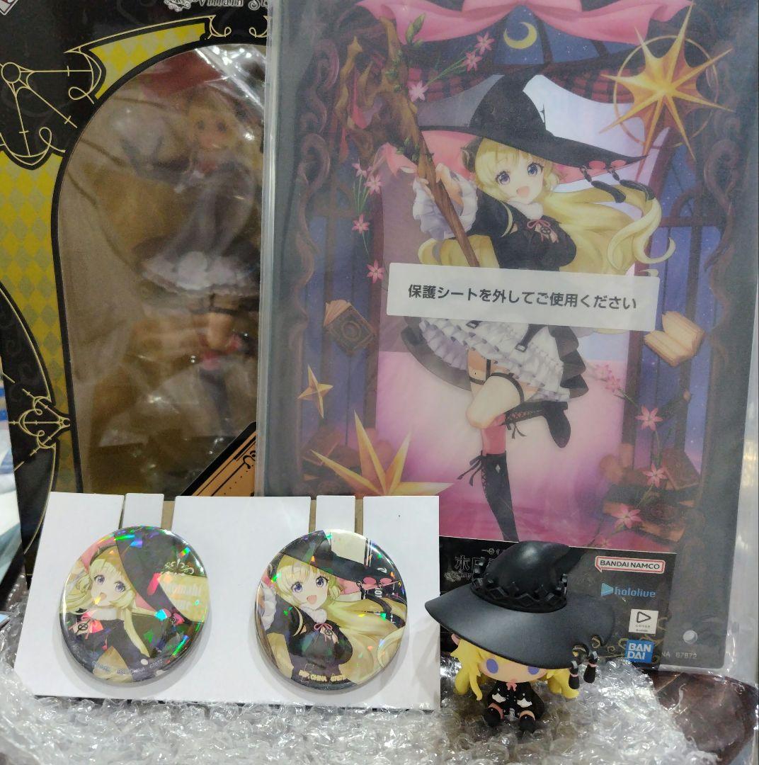 ホロライブ　一番くじ　角巻わためセット　フィギュア　アクリルボード　缶バッチ