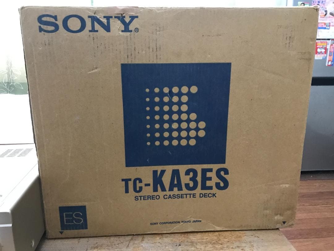 SONY TC-KA3ESステレオカセットデッキ　リモコン説明書元箱ゴールド金色