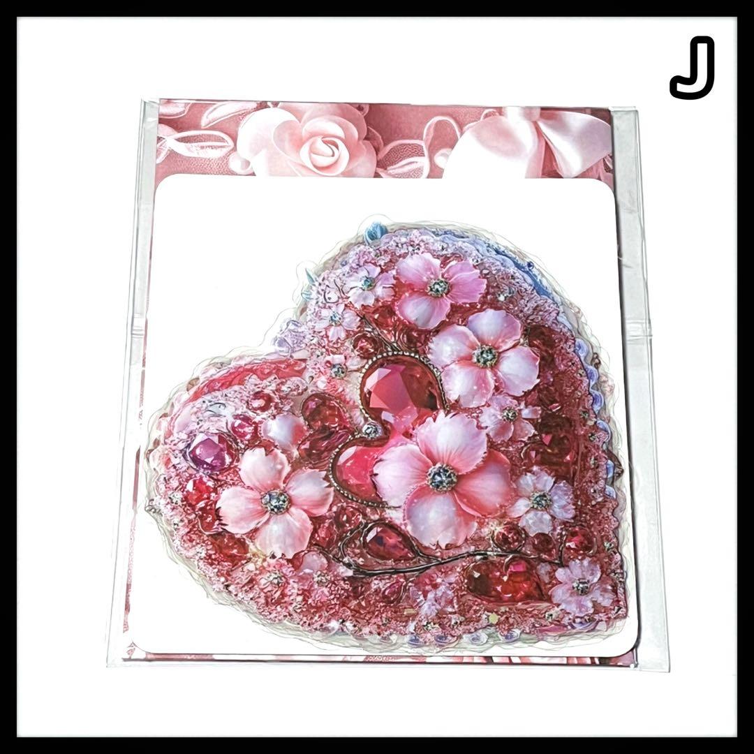 【＋J】フローラルプリンセス桜♡ハートPETステ10枚♡コラージュ素材♡