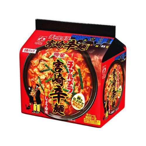 激安￥9999 １食分￥111激辛 明星 チャルメラ 宮崎辛麺 ラーメン