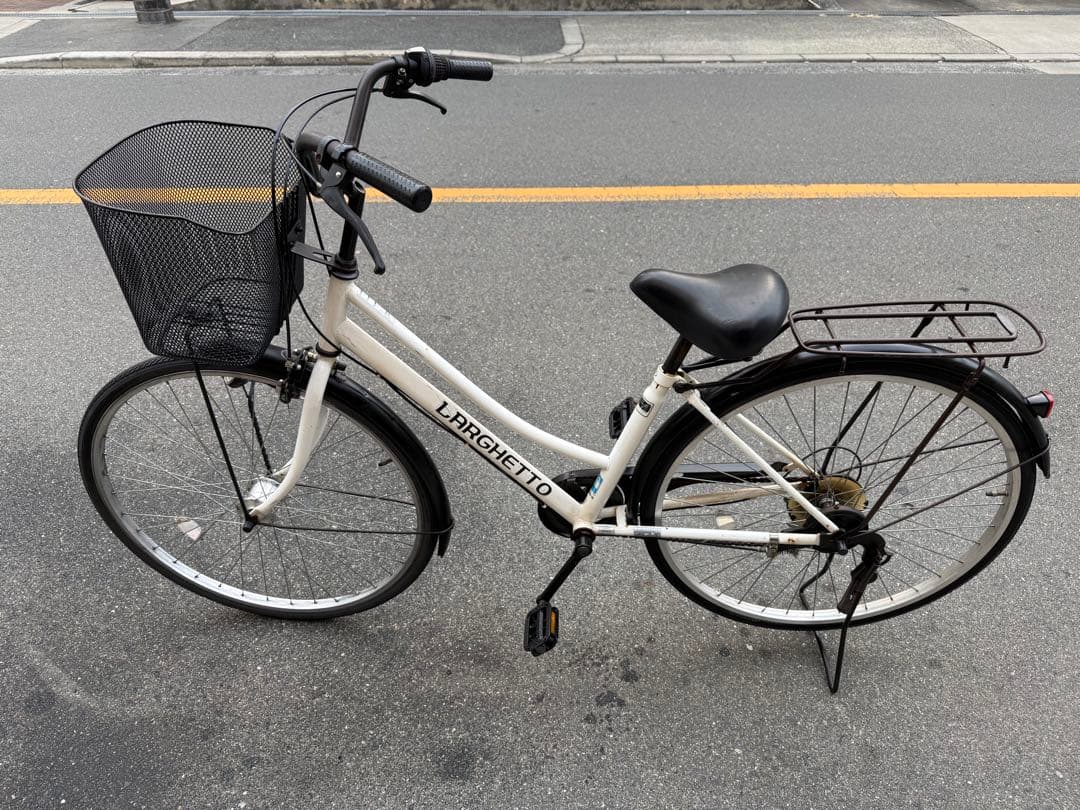 186 自転車 大阪市 【引取り限定】 27インチ 変速付き