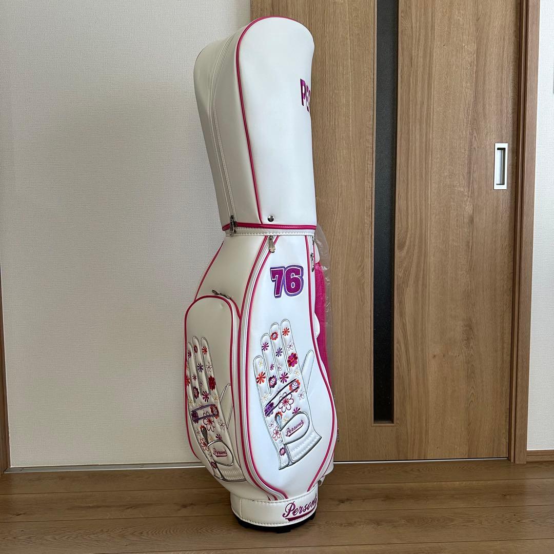 未使用 PERSON'S GOLF PCB7601グローブ柄 キャディバッグ