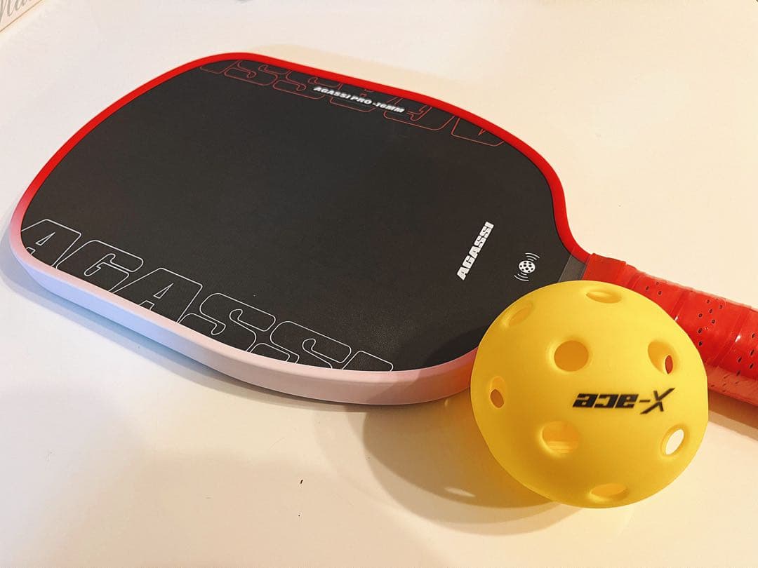 ピックルボール　パドル　AGASSI PRO ボールセット　T700