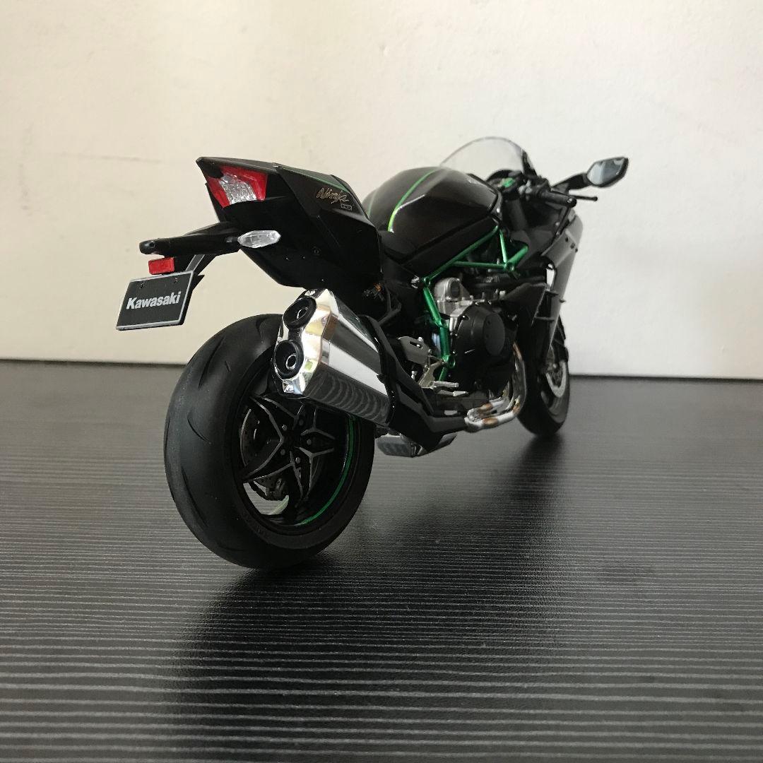 カワサキ H2 CARBON, タミヤプラモデル完成品