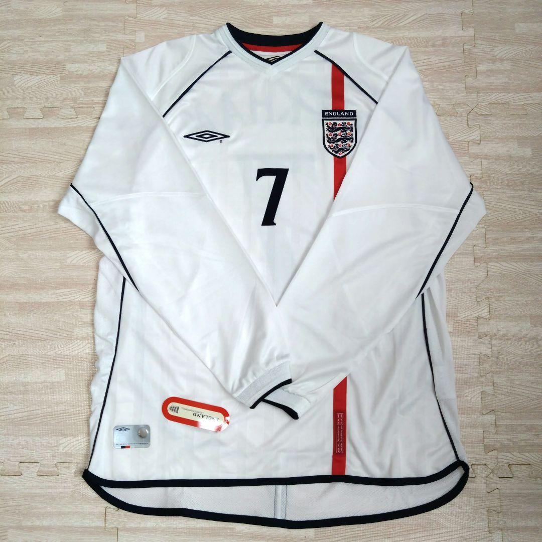 イングランド代表 2002W杯モデル アンブロ正規品レプリカユニフォーム　ホーム