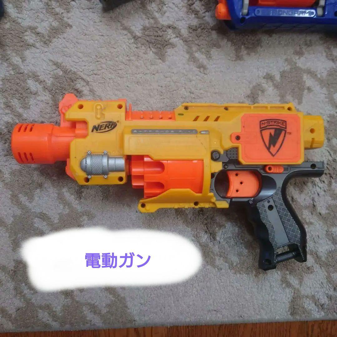 ナーフ銃7丁 （おまけ2丁合計で９丁）標的3種 弾新品340発 NERF
