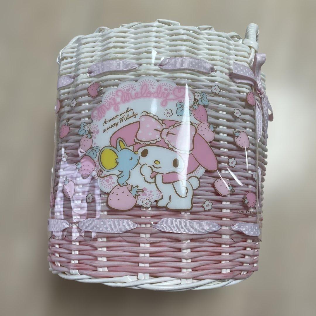 マイメロディ ストロベリーカゴ 約30cm