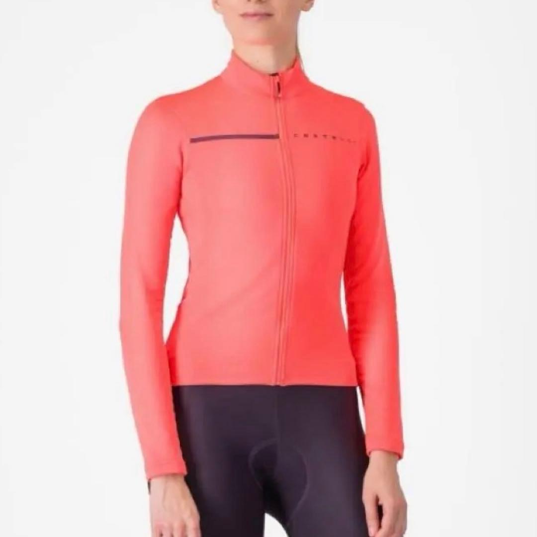 【レディース】CASTELLI SINERGIA 2 JERSEY FZ ピンク
