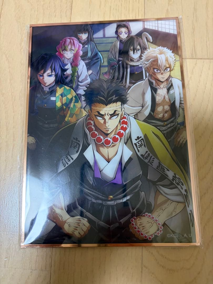 鬼滅の刃 キービジュアルアクリル色紙