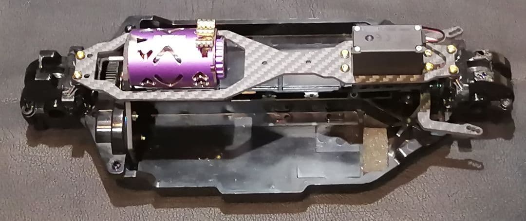 TT02　 メタルガレージ　ハイマウントモーターマウント　DDSSアッパーデッキ