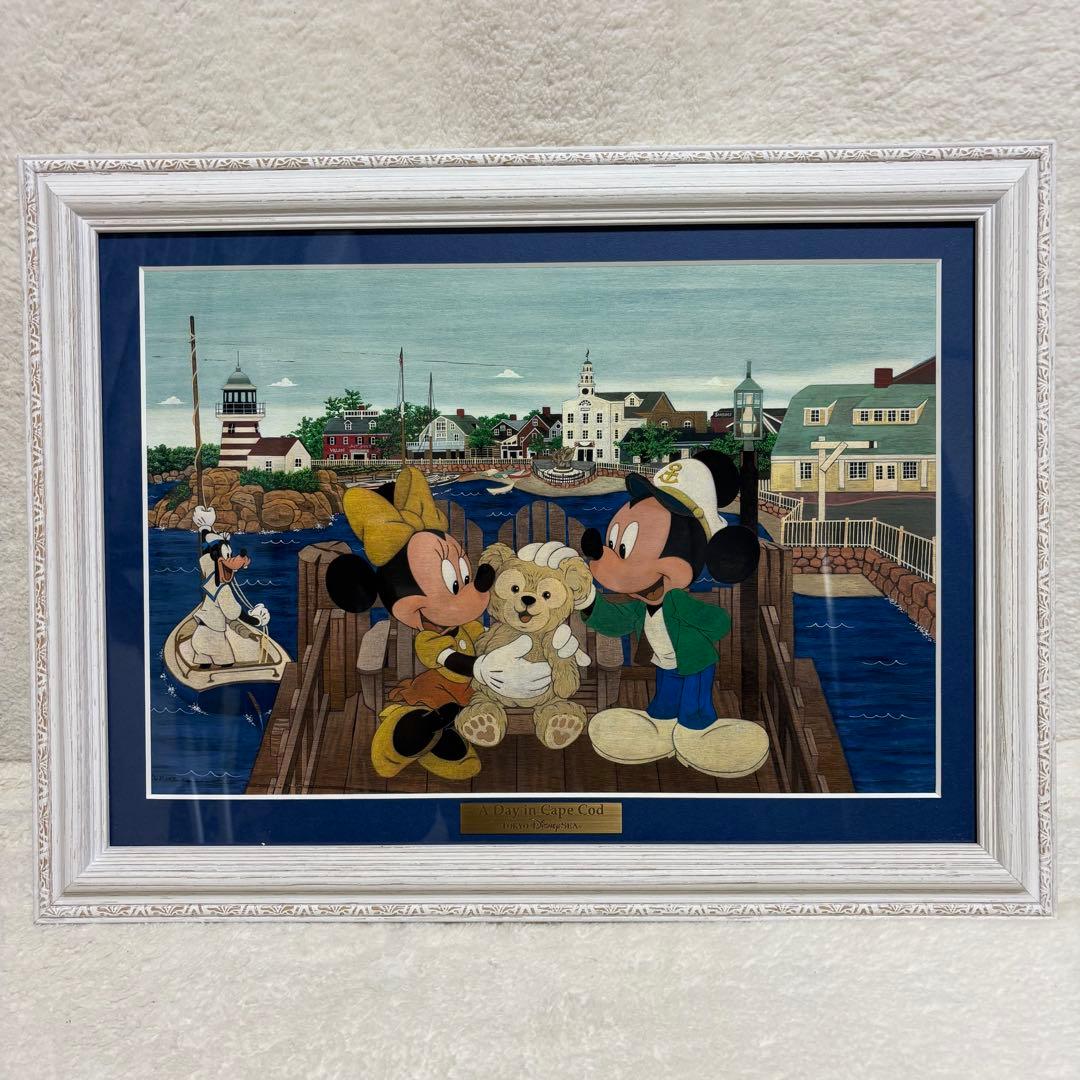 東京ディズニーリゾート 35周年　ダッフィー ケープコッドの1日 ジクレー版画