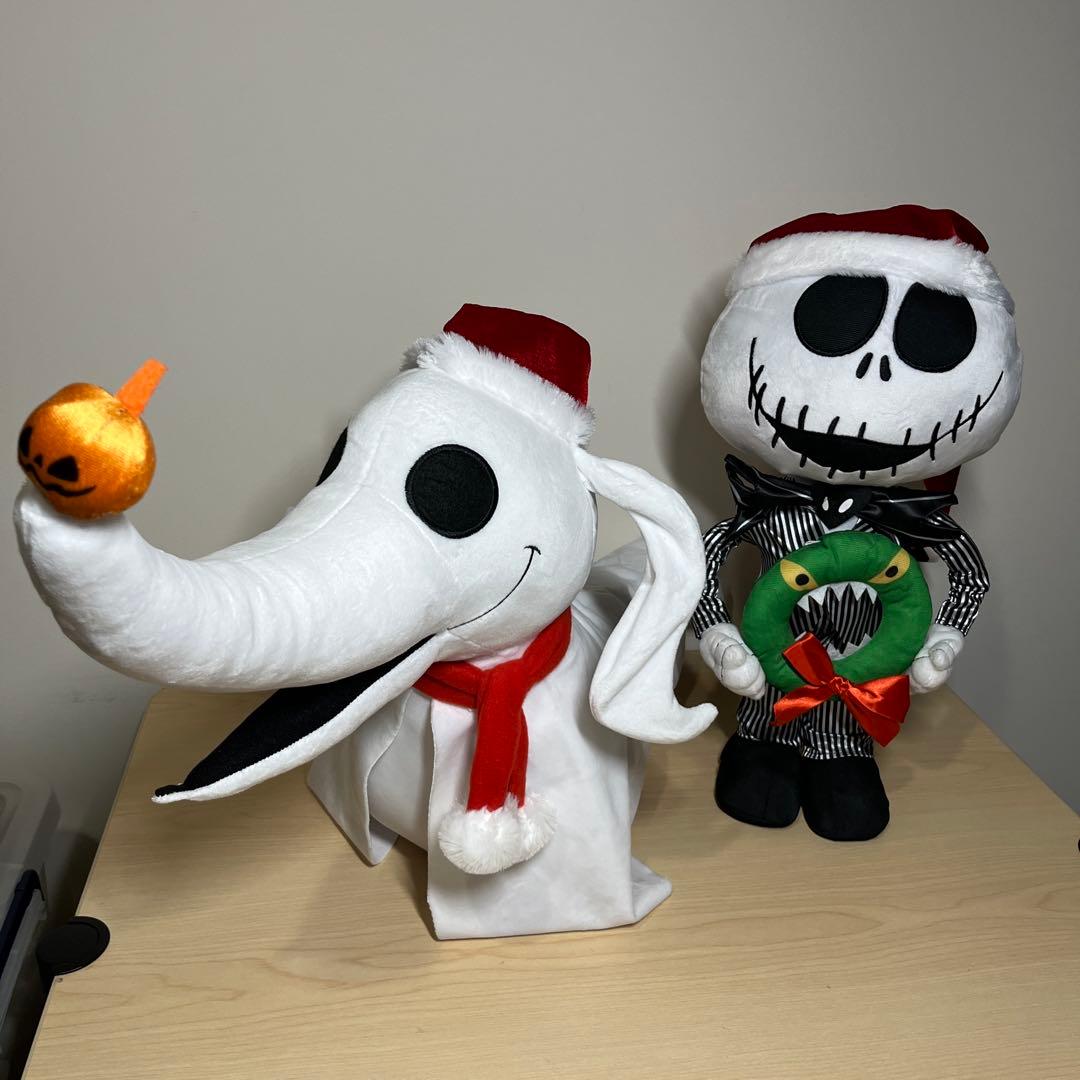 ナイトメア ビフォア クリスマス ジャック ゼロ デコレーション ぬいぐるみ
