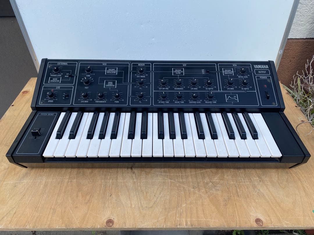 yamaha cs-5 アナログ　シンセサイザー　整備済み　美品　中古品
