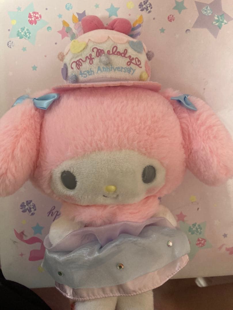 マイメロディ　45th ポップアップ　ぬいぐるみ
