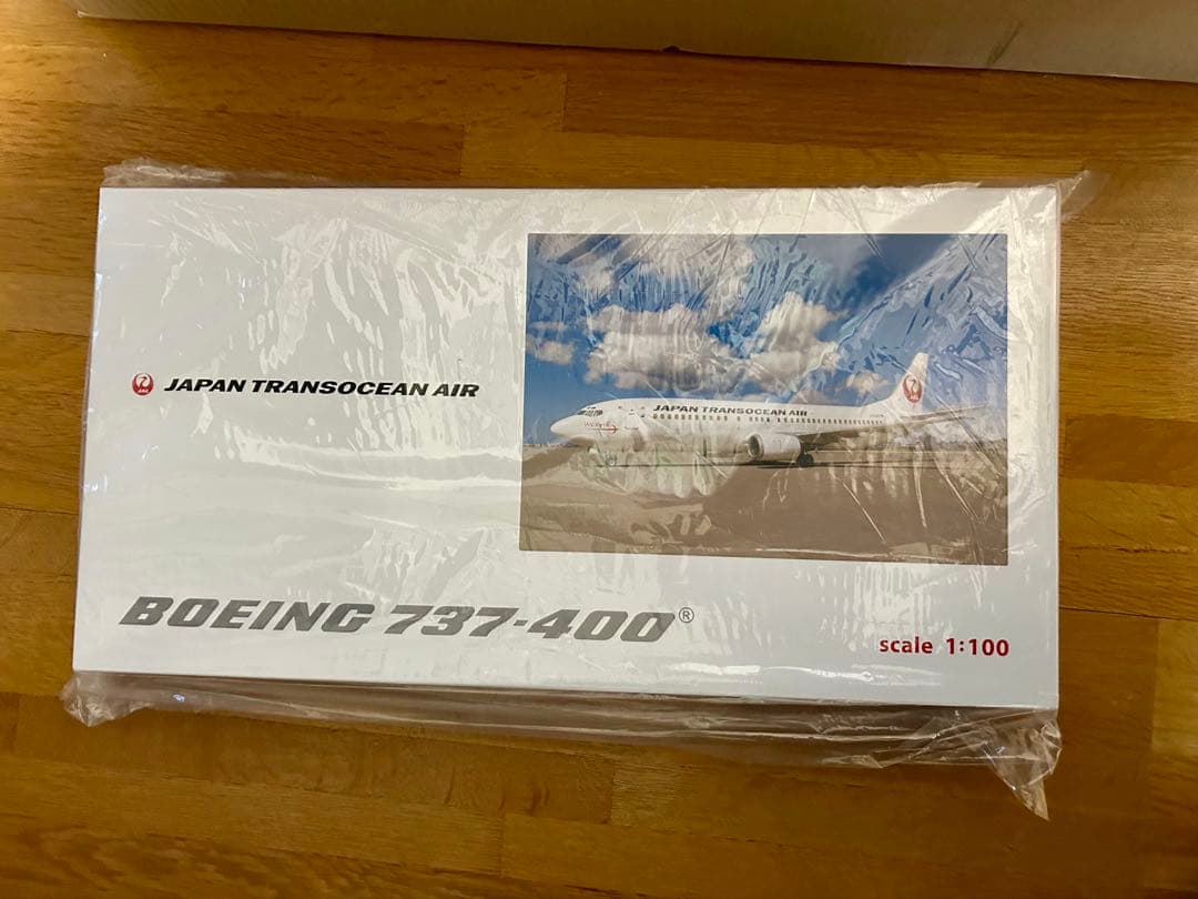 【新品未開封】JTA B737-400 1/100 日本トランスオーシャン航空