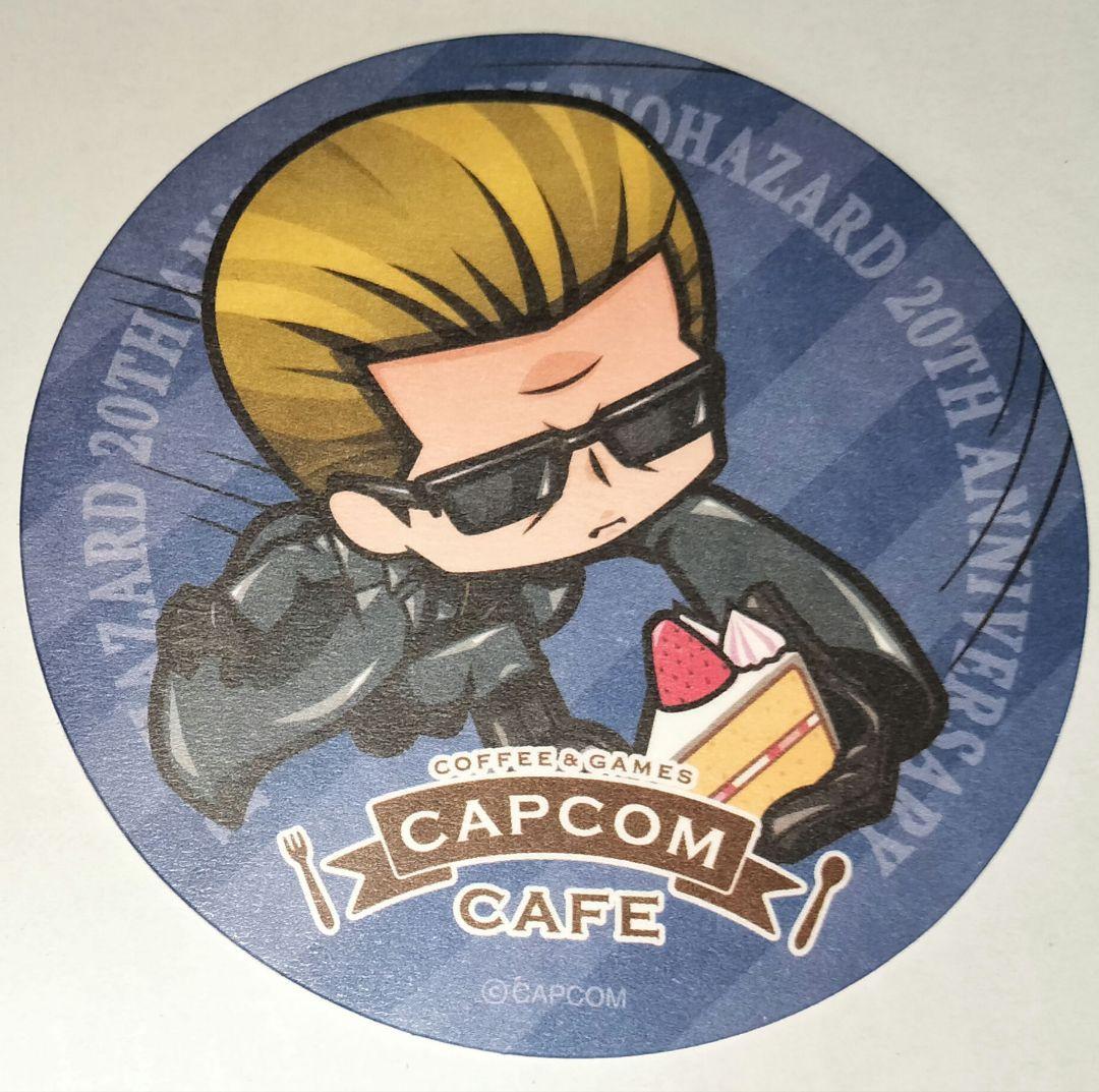 バイオハザード BIOHAZARD ウェスカー コースター 特典 カプコンカフェ