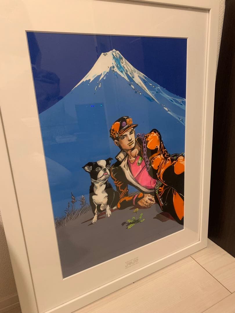 ジョジョの奇妙な冒険　複製原画　承太郎&イギー