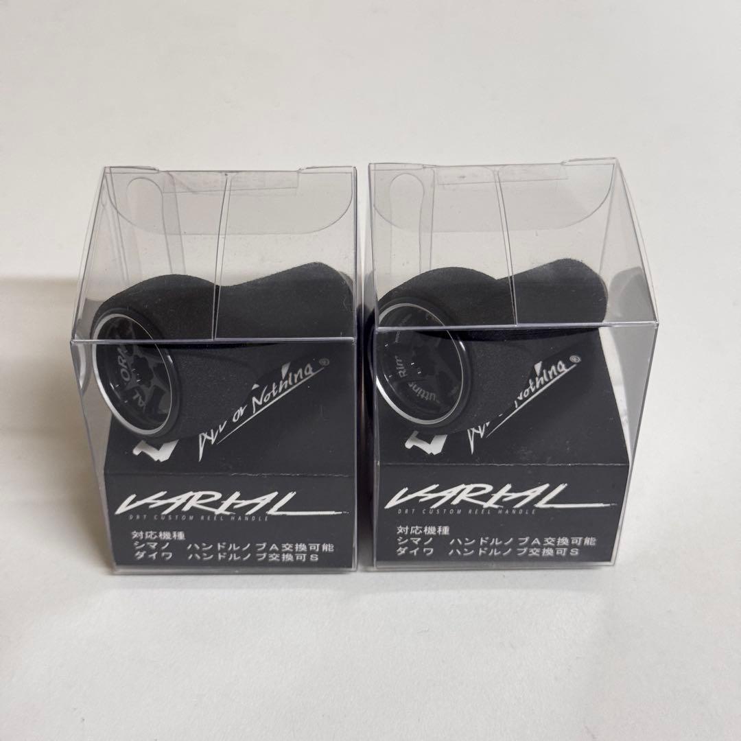 DRT カルフォームノブ Black×White Ribbon 2コセット