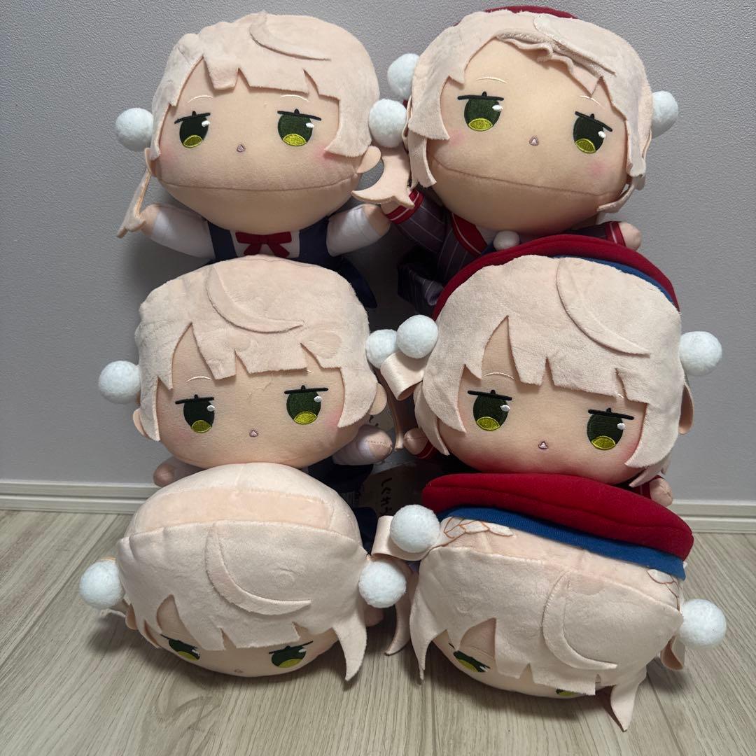 しぐれうい　寝そべりBIGぬいぐるみ　2種 3セット
