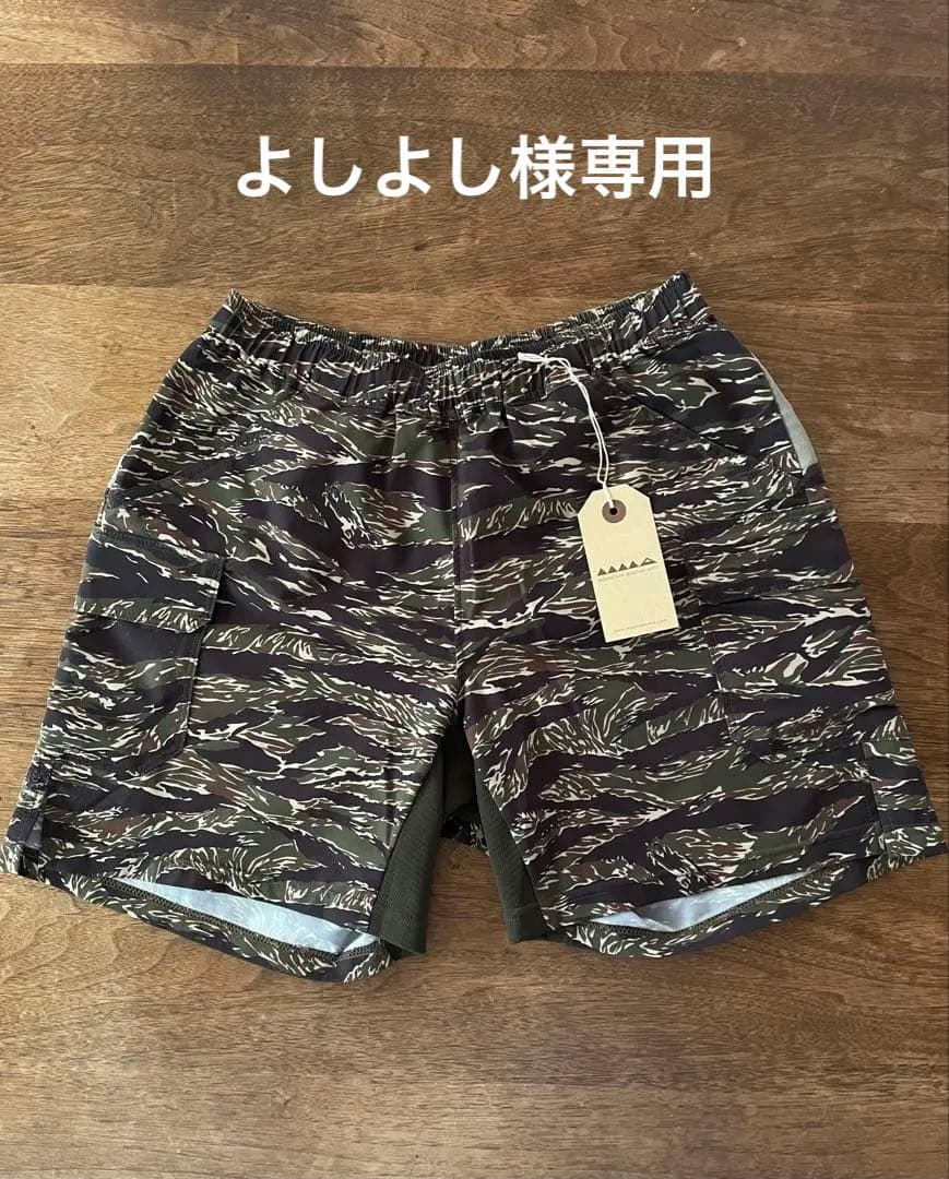 MMA マウンテンマーシャルアーツ タイガーカモ ランニングパンツ XS