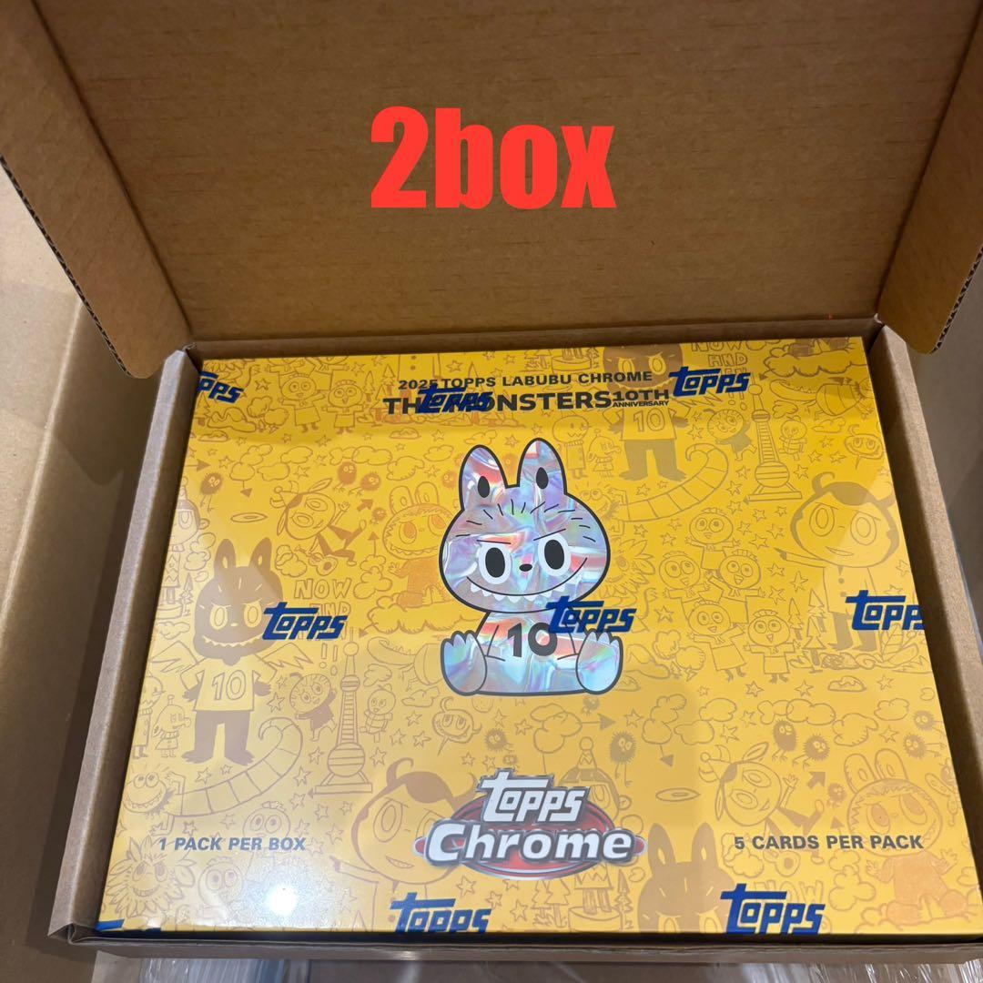 Topps Chrome ラブブ LABULBU 10周年記念ボックス 2BOX
