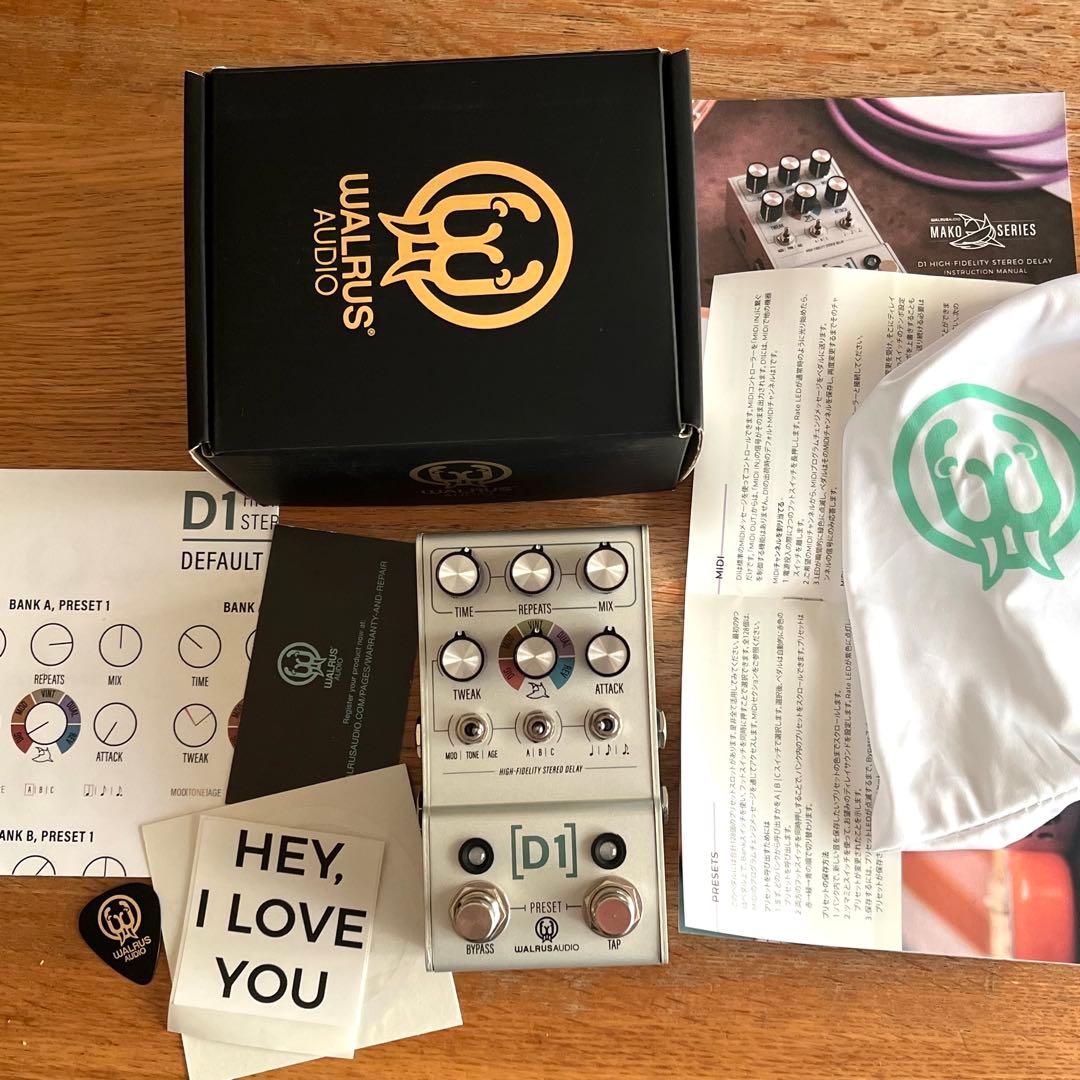 Walrus Audio Mako Delay D1 V2 ディレイ