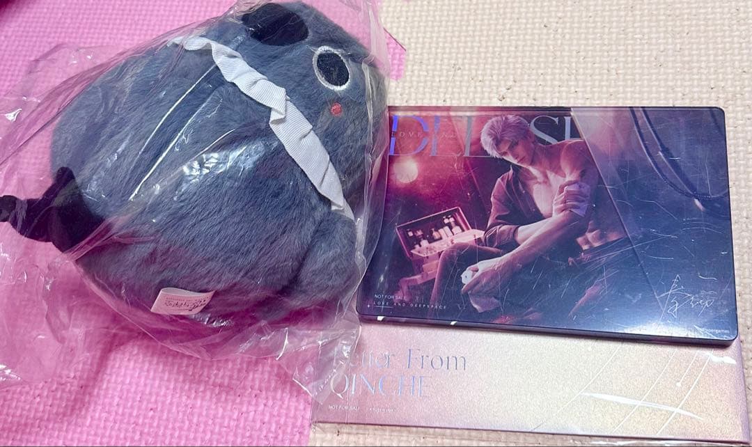 恋と深空　24年　VIP公式　ギフト　シン　手紙　アクリルブロック　セット