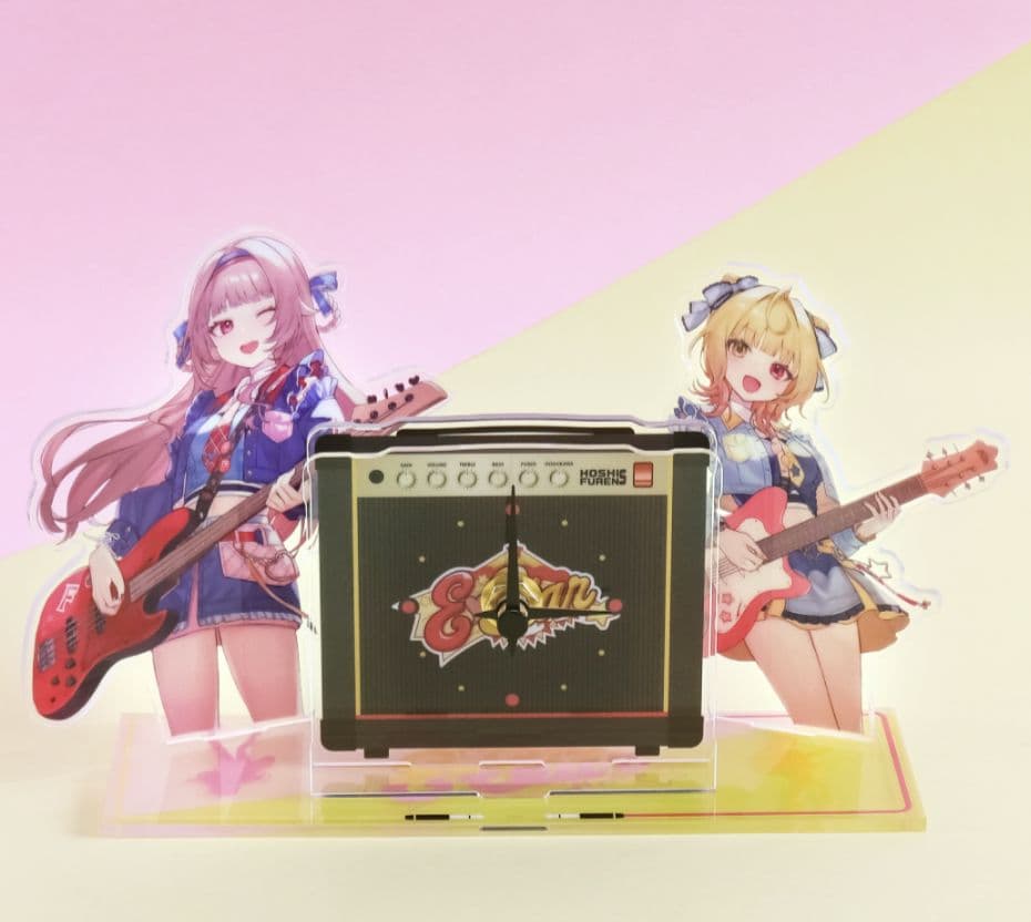 【We're E♡Star!!】アクリルクロック　にじさんじ　時計　フレン　星川