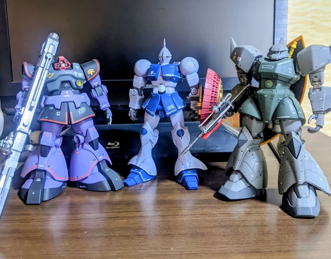 MGゲルググ、ドム、ギャン