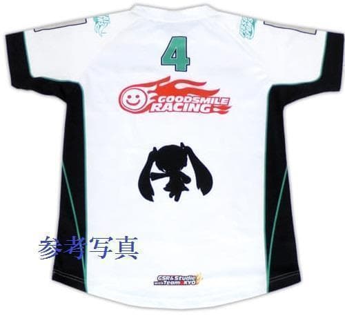 レーシングミク/初音ミク グッドスマイルレーシングチームロゴ Tシャツ 非売品