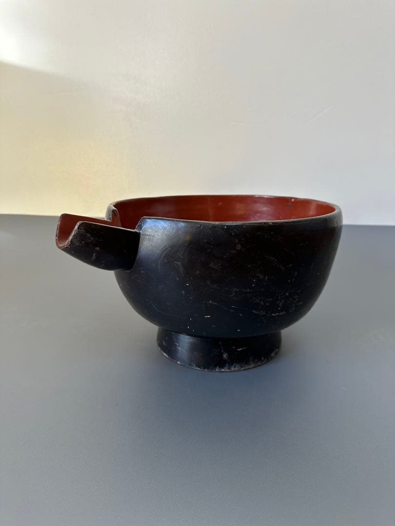 朽木　片口　酒上　酒器　漆器　江戸時代〜明治時代頃