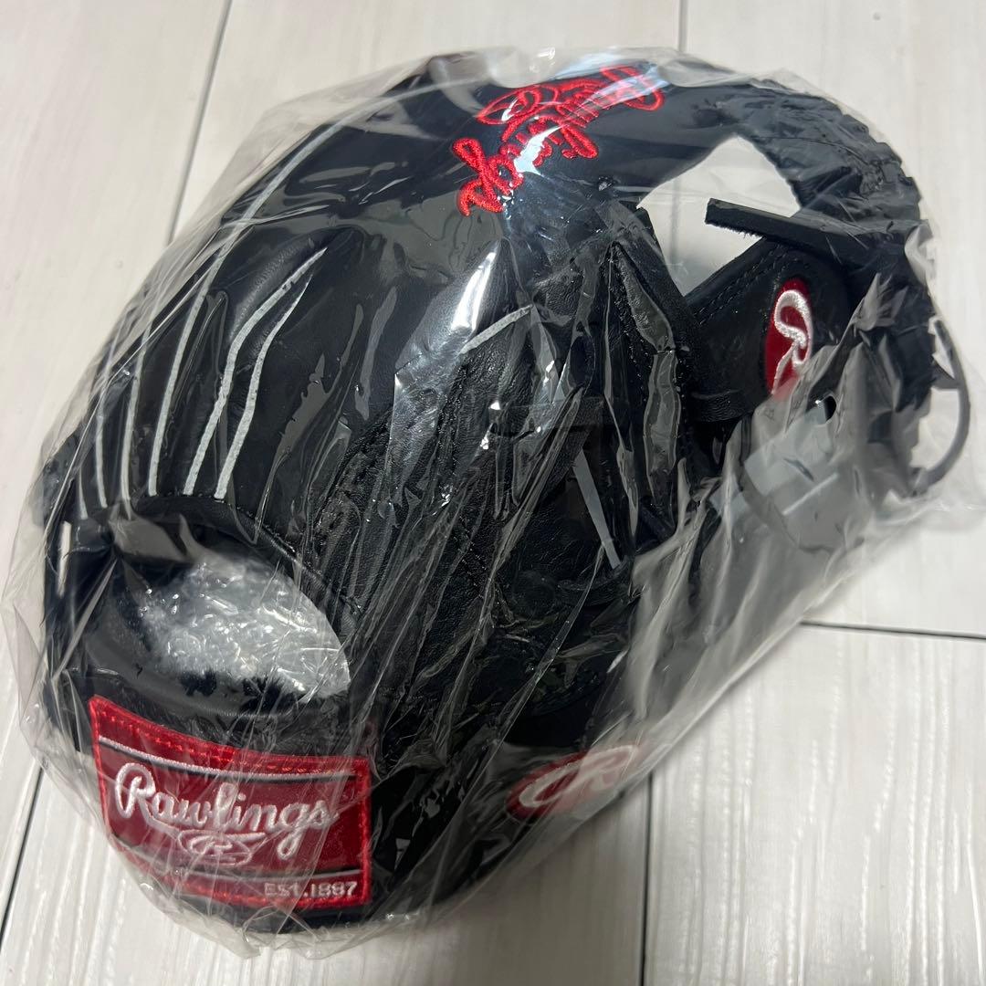 【タグ付き未使用品】一般軟式・グローブ ローリングス 内野用・大人用 ブラック