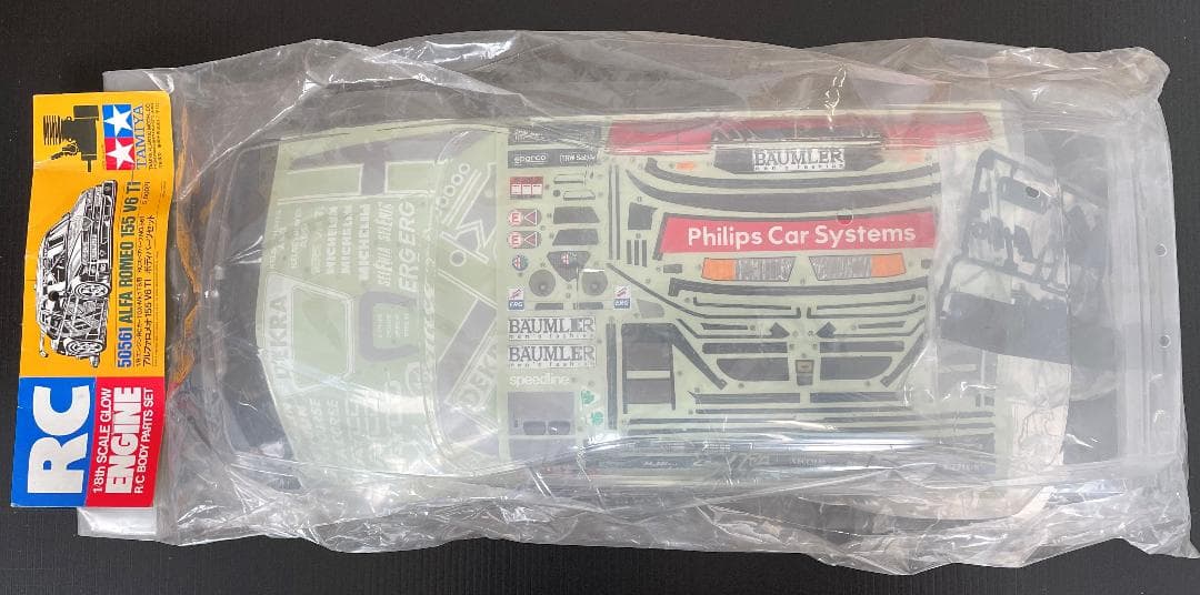 タミヤ TGX 1/8 ボディパーツセット アルファロメオ155V6 50561