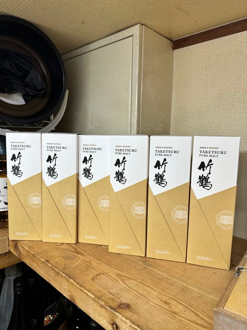 お買得6本セットTAKETSURU ピュアモルトウイスキー 700ml 43%