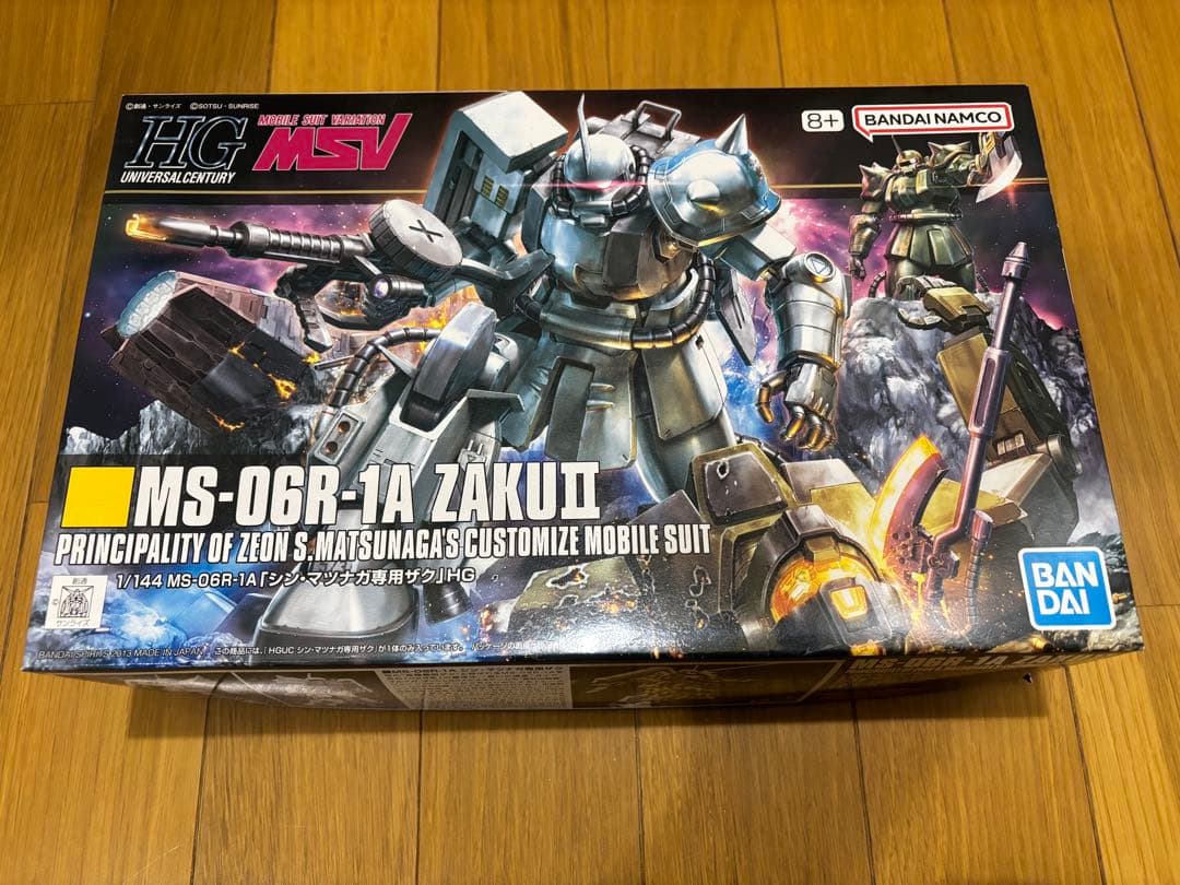 ガンプラ　HG 1/144MSV ザクII 黒い三連星　ジョニー　シン3体セット