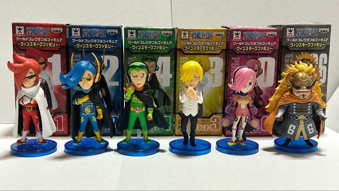 ワンピース フィギュア ヴィンスモークファミリー　全6種セット ワーコレ