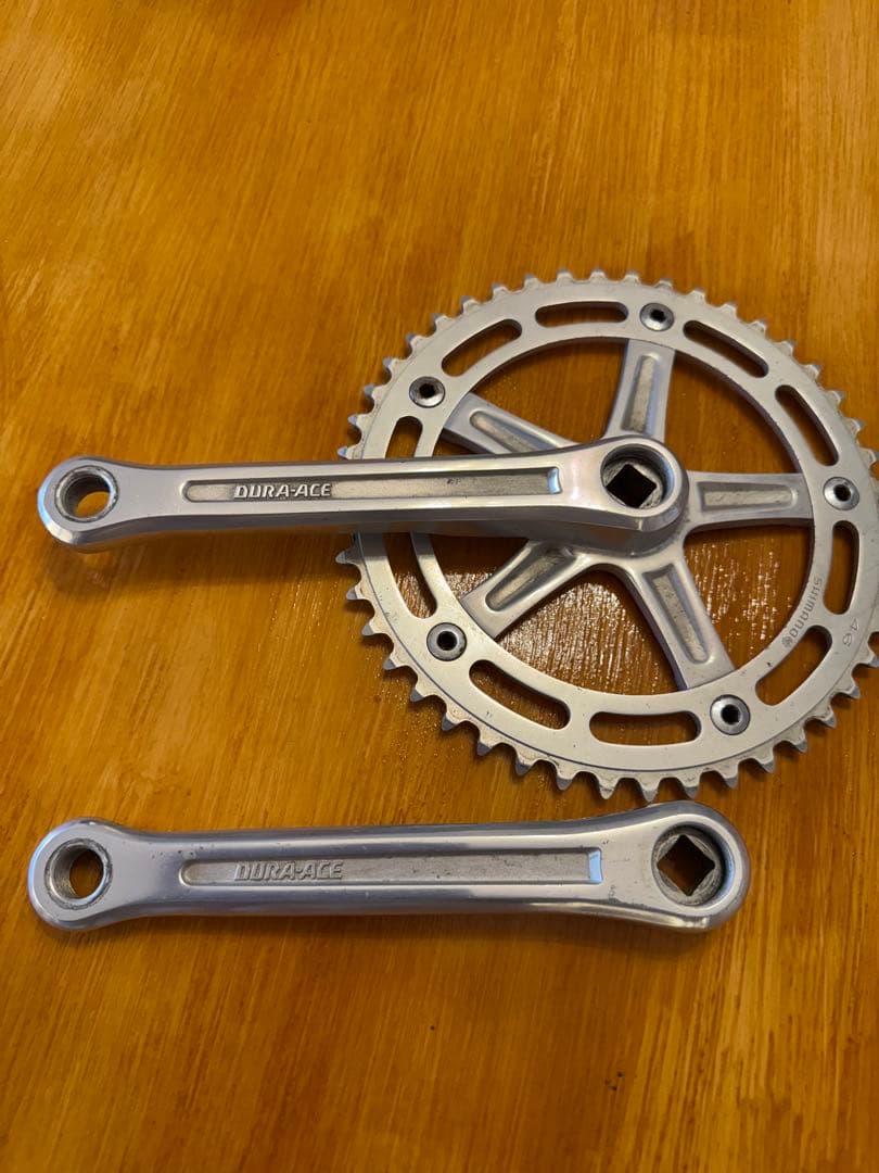 旧DURA-ACE ピスト用クランクセット 165mm Shimano