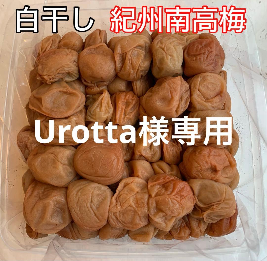 4kg LL 紀州南高梅 訳あり 梅と天日塩だけで漬けた梅干し つぶれ梅 白干し