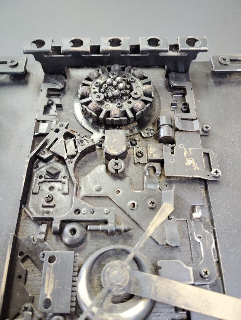機械的時計内部構造アート　Ｔ01　スチールパンク
