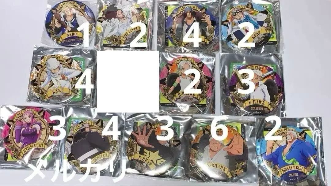 ワンピース アルティメット クルー 缶バッジ まとめ売り