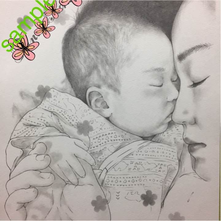 似顔絵イラストオーダーsample☆