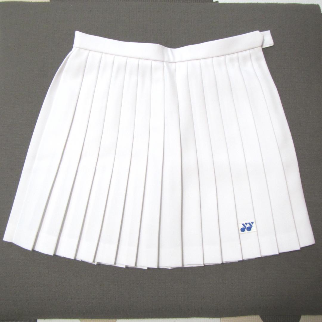 【極美品】旧ロゴ YONEX ヨネックス プリーツスコート ホワイト W61
