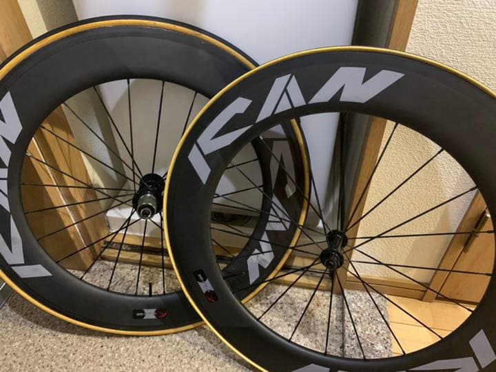 ロードバイクカーボンホイール(ICAN) 直接手渡しOK